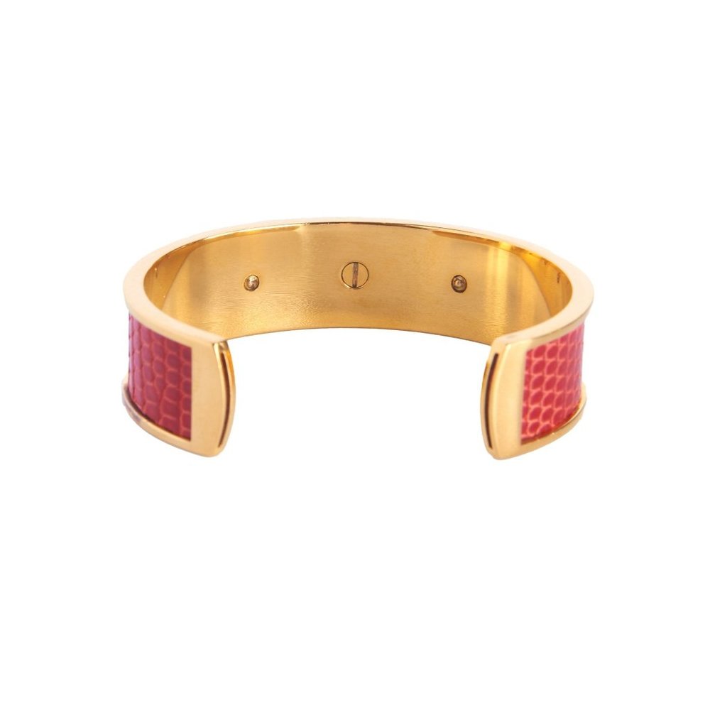 Authentic Hermès Vintage Kelly Lizard Cuff - Picture 7 of 10
